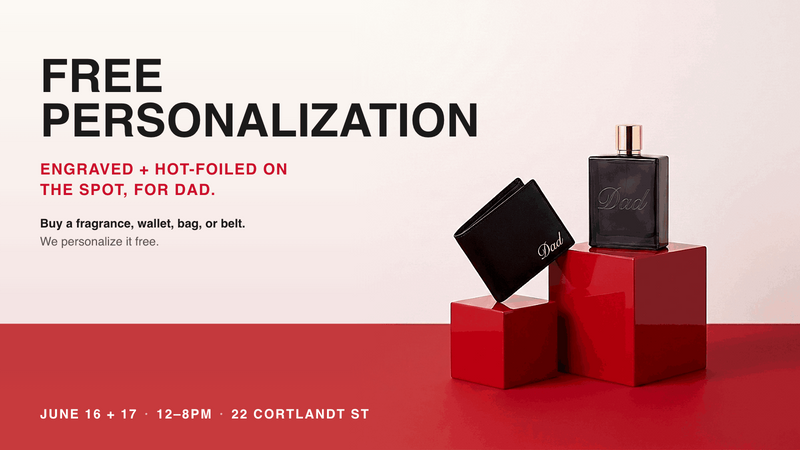 Last-Minute Father's Day Gifts NYC: Free Engraving at Century 21