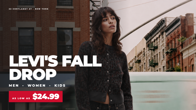 Levi's at Century 21 NYC: The Fall Denim Drop From $24.99