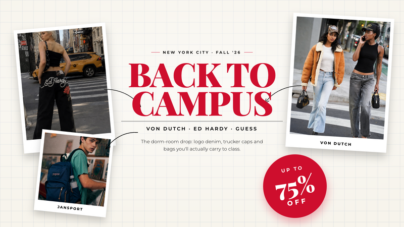 Back to Campus at Century 21 NYC: Y2K Designer Up to 75% Off