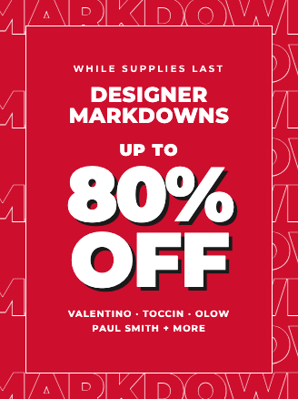 DESIGNER MARKDOWNS