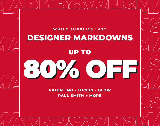 DESIGNER MARKDOWNS