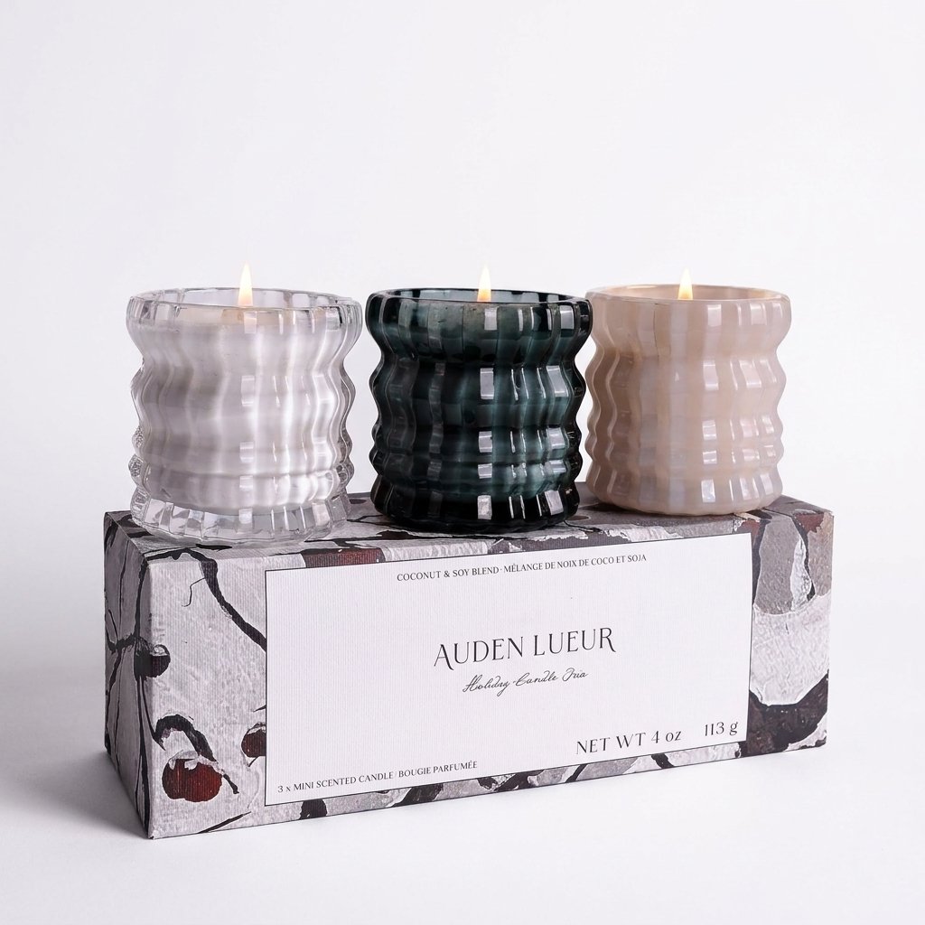 Auden Lueur Candle Trio