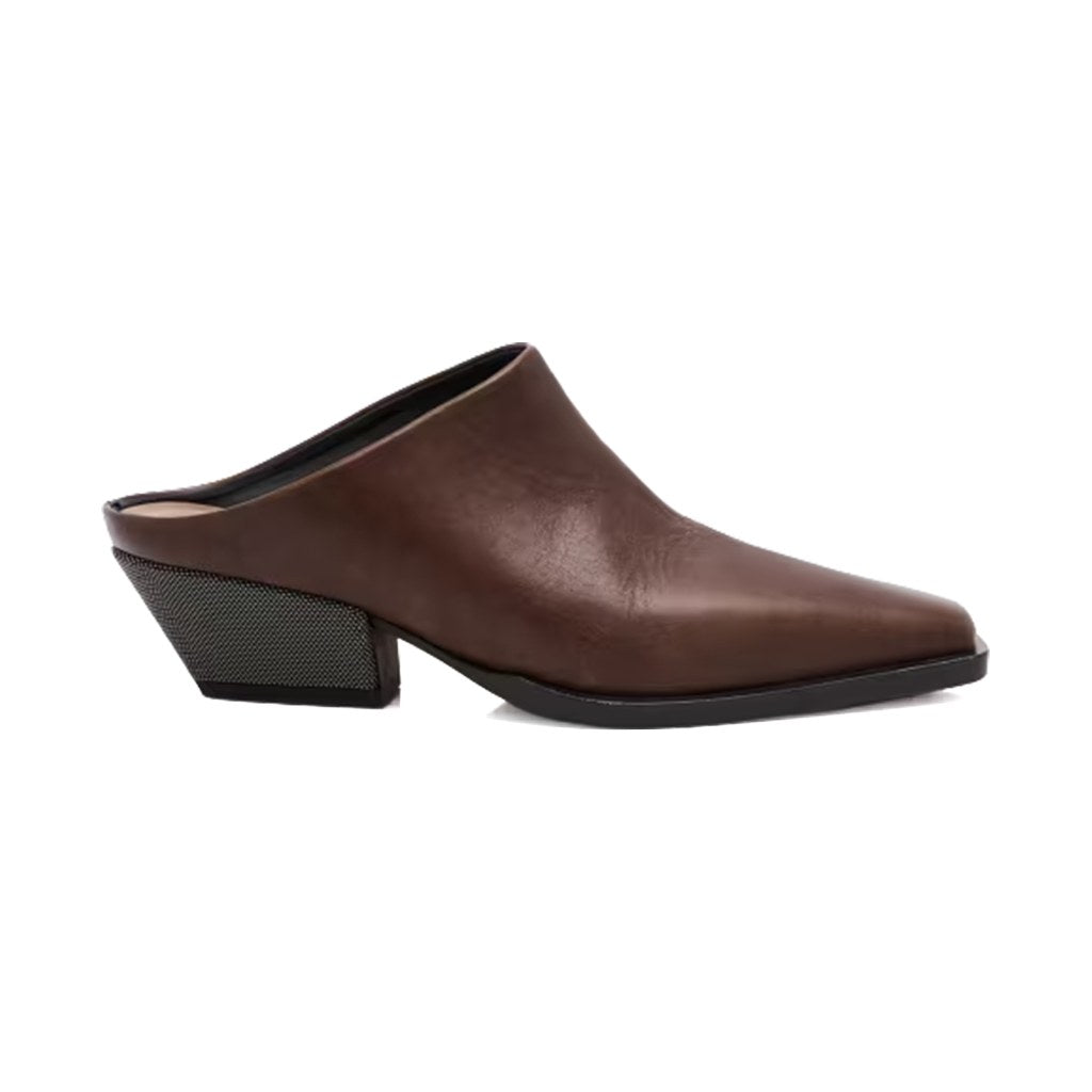 Brunello Cucinelli Women's Square Toe Mules