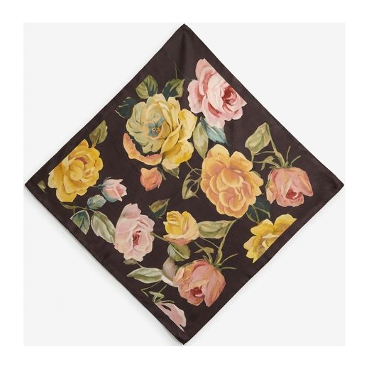 Coach Floral Scarf