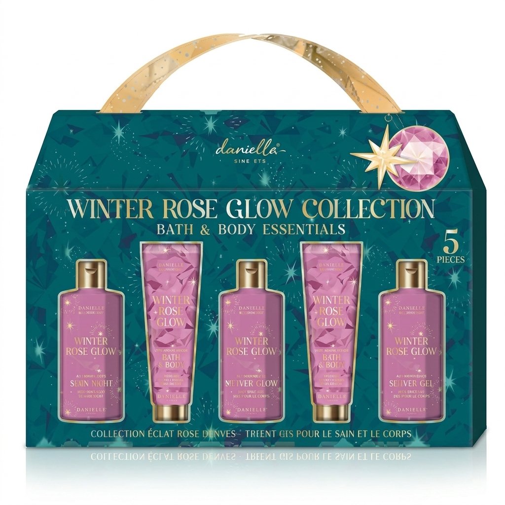 Danielle Creations Winter Rose Glow Set