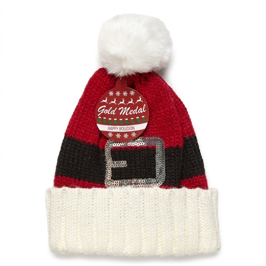 Gold Medal Santa Beanie
