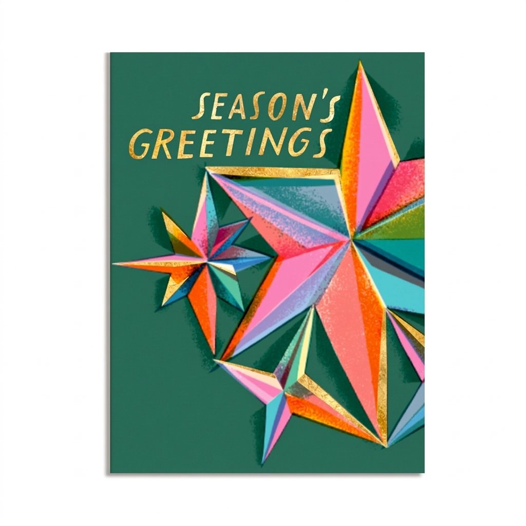 Halfpenny Postage Holiday Card