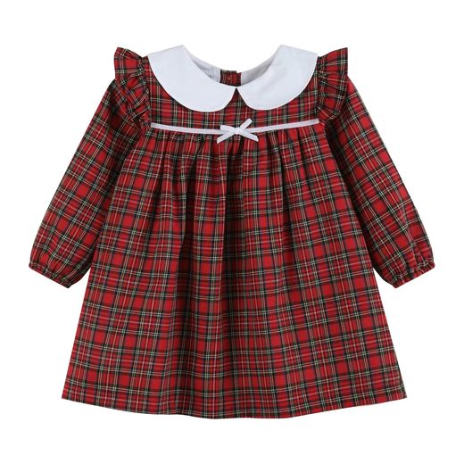 Lil Cactus Girls Plaid Holiday Dress