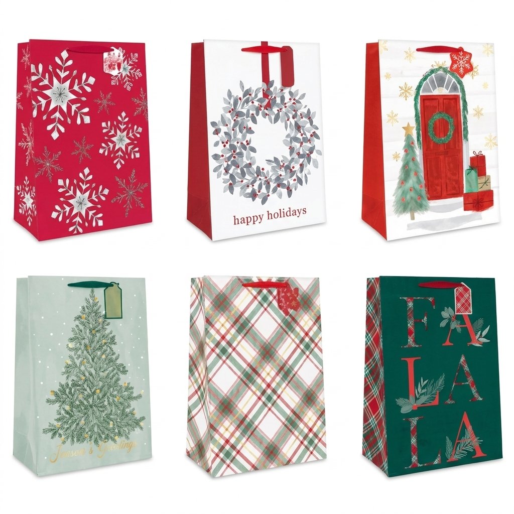Paper Images Holiday Gift Bags