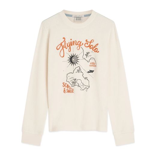 Scotch and Soda Boys Flying Solo Long Sleeve Tee