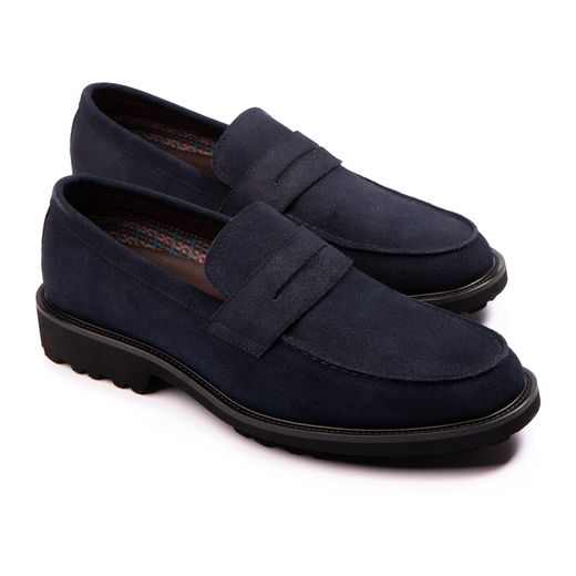 Tailorbyrd Chase Suede Penny Loafers