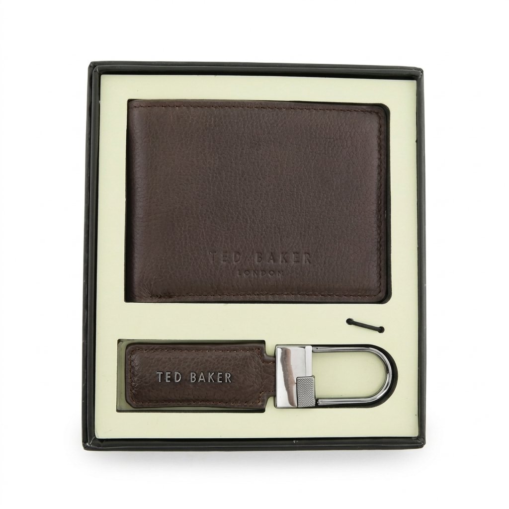 Ted Baker Wallet and Key Fob Gift Set