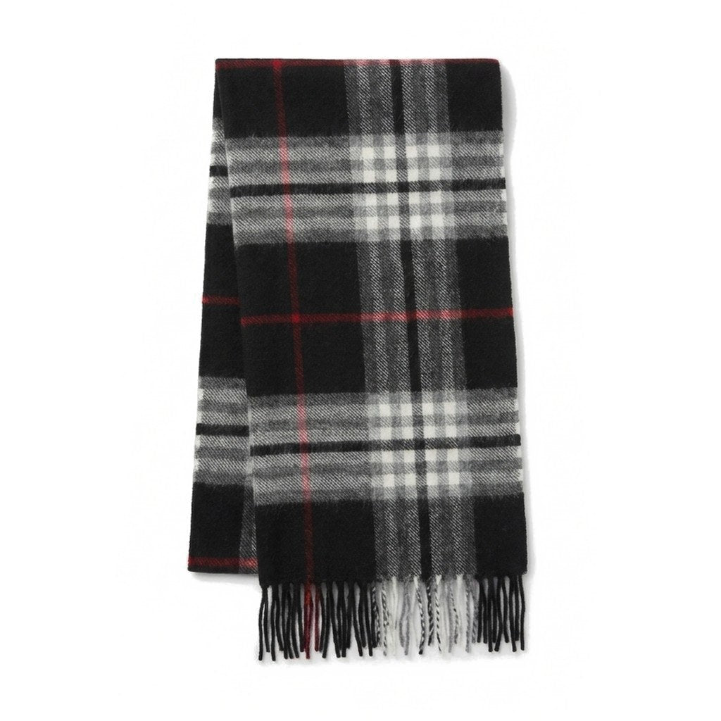 V. Fraas Cashmere Plaid Scarf